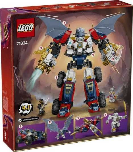 ゆり Купить Конструктор LEGO Ninjago Ультраобъединительный робот Зейна