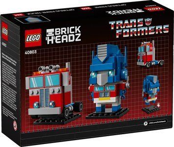Конструктор LEGO&reg; BrickHeadz Optimus Prime Робот і транспортний засіб 40803 40803 фото БрікСтор