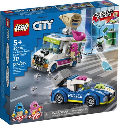 LEGO 60314 LEGO City Поліцейське переслідування фургона з морозивом 60314