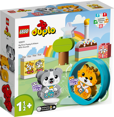 LEGO® DUPLO® Моє перше цуценя та кошеня зі звуками 10977 10977