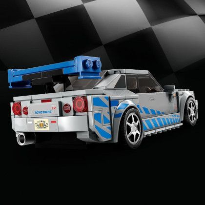 Конструктор LEGO® Speed Champions «Подвійний форсаж» Nissan Skyline GT-R (R34) 319 деталей (76917) 76917