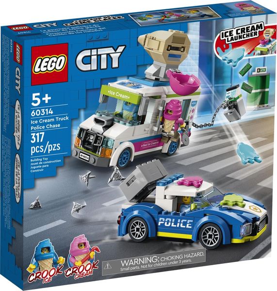 LEGO 60314 LEGO City Поліцейське переслідування фургона з морозивом 60314