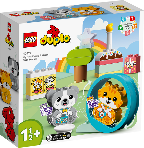 LEGO® DUPLO® Моє перше цуценя та кошеня зі звуками 10977 10977