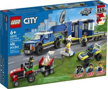 LEGO 60315 LEGO City Поліцейська вантажівка з мобільним центром керування 60315