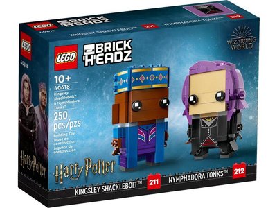 Конструктор LEGO Brick Headz Кінгслі Шеклболт та Німфадора Тонкс 40618 40618