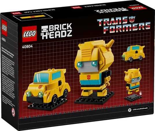 Купити Конструктор LEGO BrickHeadz Bumblebee Robot & Vehicle 40804