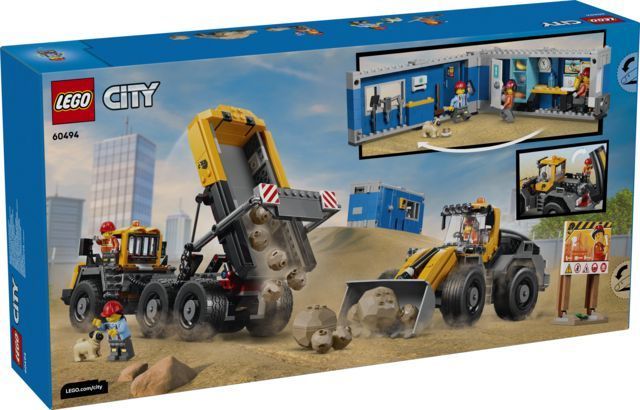 Конструктор LEGO&reg; City Самосвал и фронтальный ковшевой погрузчик 60494 60494