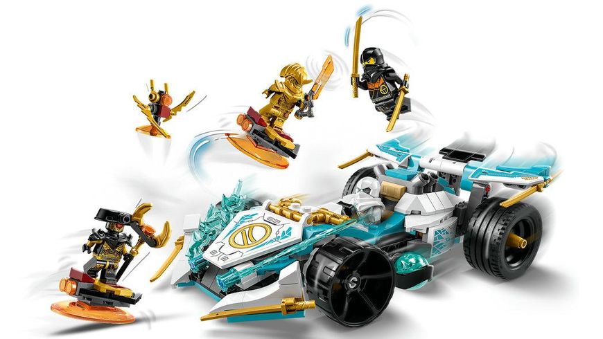 Конструктор LEGO NINJAGO® Суперсила дракона Зейна автомобіль для перегонів спін-джитсу 71791 71791