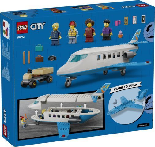Конструктор LEGO&reg; City Пасажирський літак 60492 60492
