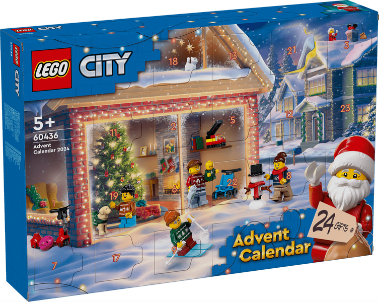 Конструктор LEGO® City Різдвяний календар 2024 60436 60436