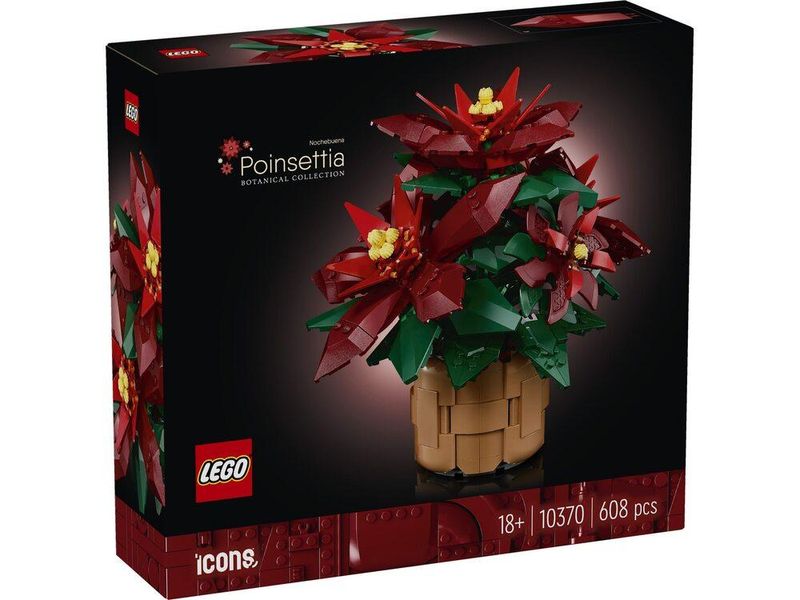 Конструктор LEGO® Icons Молочай-рождественский 10370 10370