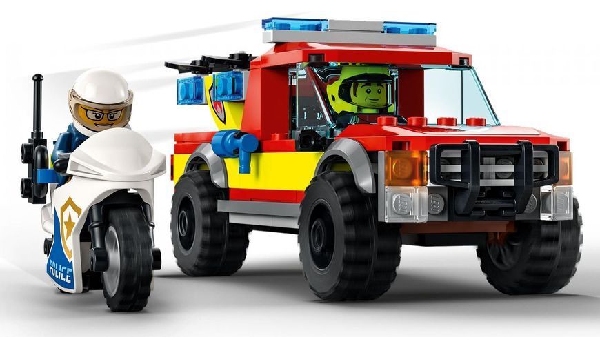 LEGO 60319 LEGO City Пожежна рятувальна служба і поліцейське переслідування 60319