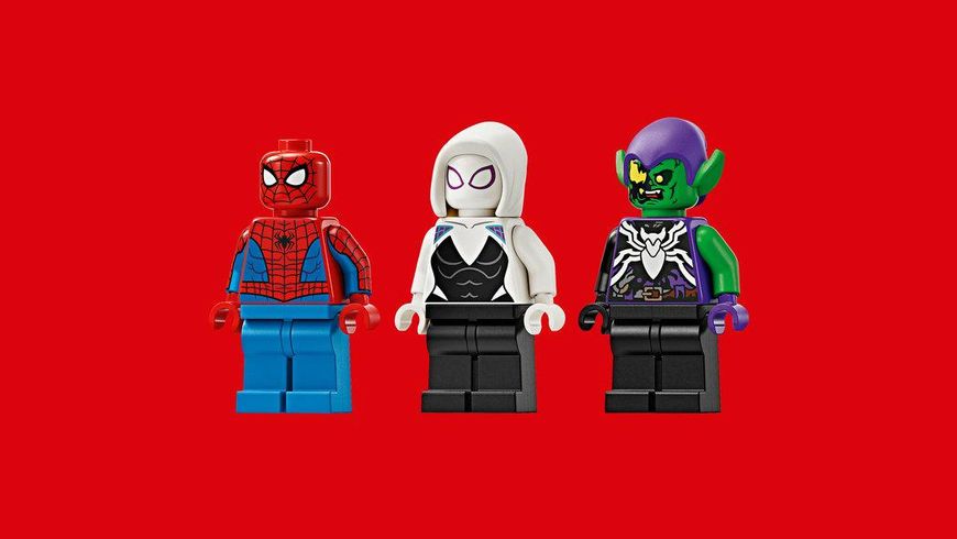 Конструктор LEGO® Marvel Автомобиль для гонки Человека-Паука и Зеленый Гоблин с ядом Венома 76279