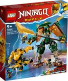 Конструктор LEGO NINJAGO® Командні роботи ніндзя Ллойда й Арін 71794 71794 фото