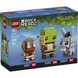 Конструктор LEGO&reg; BrickHeadz&trade; &laquo;Шрек, Ослик і Гінгі&raquo; 40923 40923 фото БрікСтор