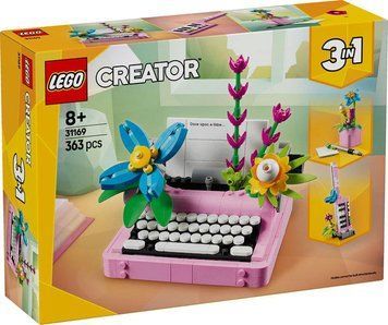 Конструктор LEGO Creator Друкарська машинка з квітами 31169 31169