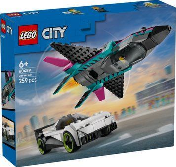 Конструктор LEGO City Реактивний літак проти автомобіля 60489 60489