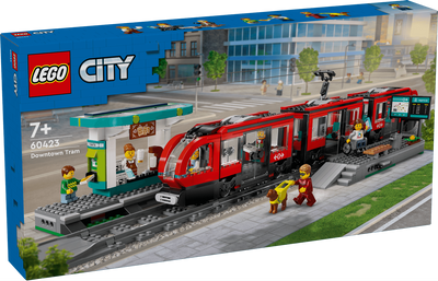 Конструктор LEGO® City Трамвай і вокзал у центрі міста 60423 60423