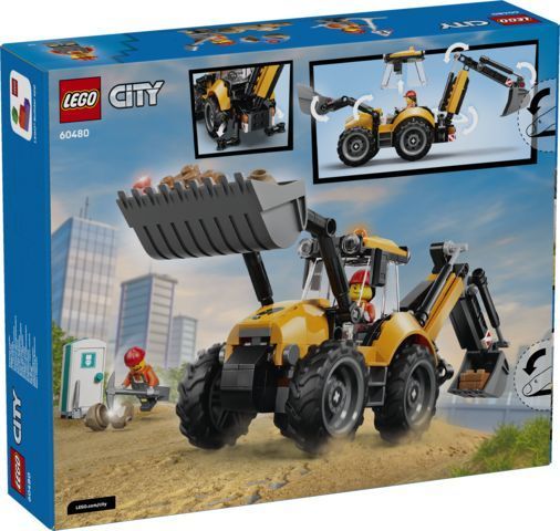 Конструктор LEGO&reg; City Желтый экскаватор-погрузчик 60480 60480
