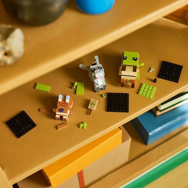 Конструктор LEGO&reg; BrickHeadz&trade; &laquo;Шрек, Ослик і Гінгі&raquo; 40923 40923 фото БрікСтор