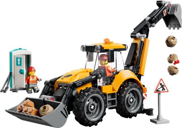 Конструктор LEGO&reg; City Желтый экскаватор-погрузчик 60480 60480