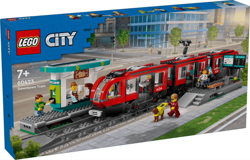 Конструктор LEGO® City Трамвай і вокзал у центрі міста 60423 60423