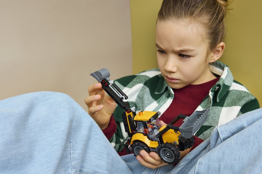 Конструктор LEGO&reg; City Желтый экскаватор-погрузчик 60480 60480