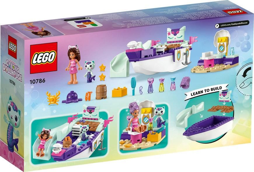 LEGO Gabby's Dollhouse Корабель і спа Ґаббі й Нявки 10786 10786