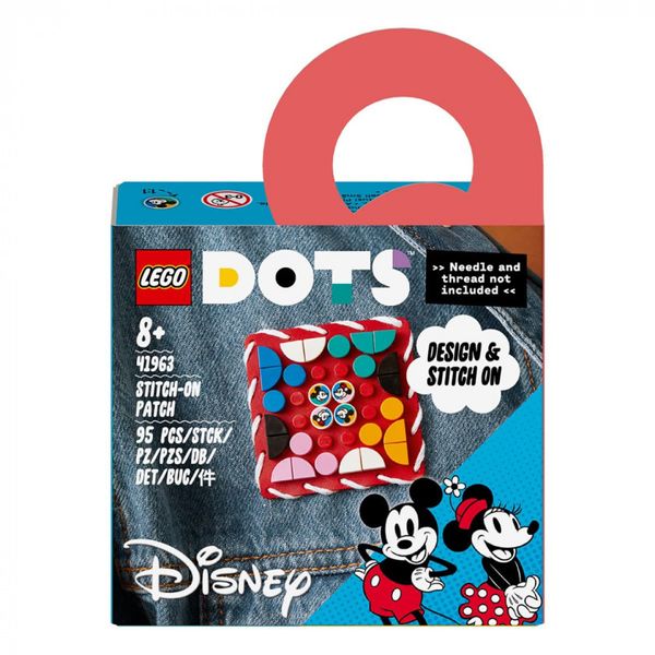 LEGO DOTS Нашивка Міккі Маус та Мінні Маус 41963 41963