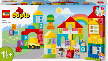 Конструктор LEGO DUPLO Classic Містечко з алфавітом 87 деталей 10935 10935