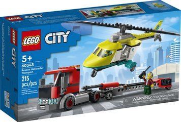 LEGO 60343 LEGO City Перевезення рятувального гелікоптера 60343