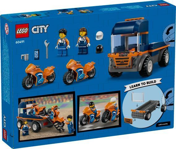 Конструктор LEGO City Транспортер мотоциклів 60491 60491