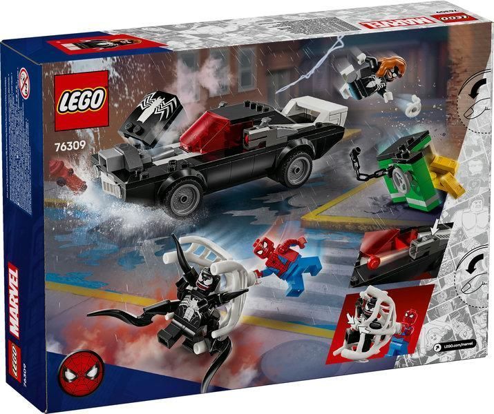 Конструктор LEGO Super Heroes Людина павук проти Мускулистого автомобіля Венома 76309 76309
