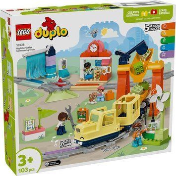 Конструктор LEGO DUPLO Большой интерактивный общественный поезд 10428 10428
