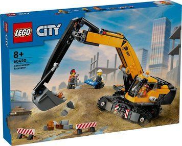 Конструктор LEGO&reg; City Желтый строительный экскаватор 60420 60420