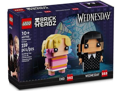 Конструктор LEGO® BrickHeadz™ Венздей та Енід 40750 40750