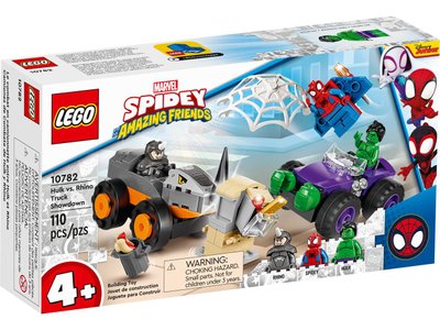 LEGO 10782 Spidey Битва Халка з Носорогом на вантажівках 10782