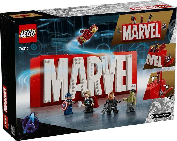 Конструктор LEGO Super Heroes Логотип і мініфігуркаа MARVEL 76313 76313
