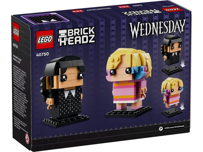 Конструктор LEGO® BrickHeadz™ Венздей та Енід 40750 40750