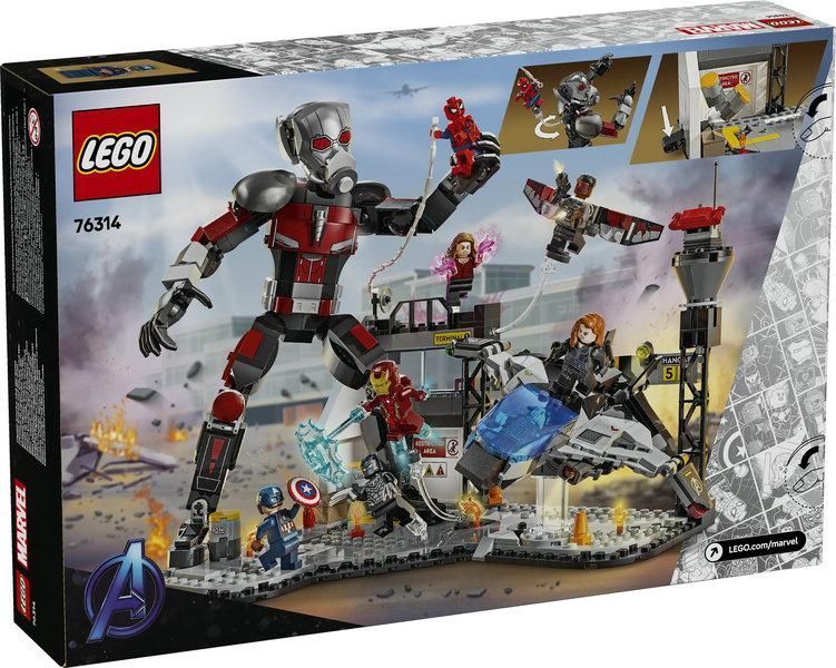 Конструктор LEGO Super Heroes Перший месник: Протистояння&nbsp;Пригодницька битва 76314 76314