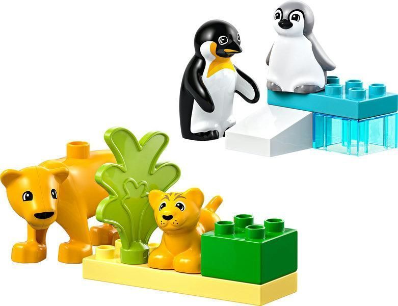 Конструктор LEGO DUPLO Семейства диких животных: Пингвины и Львы 10442 10442