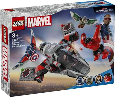 Конструктор LEGO® Marvel Капітан Америка проти Червоного Халка 76292 76292