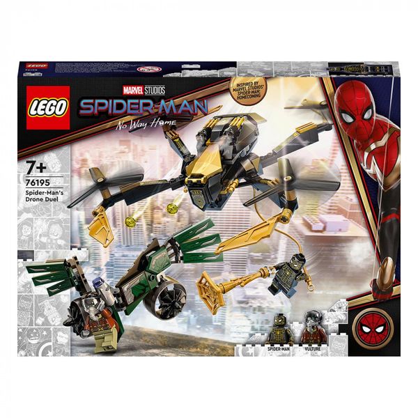 Конструктор LEGO Super Heroes Marvel Двобій дронів Людини-Павука 76195 76195