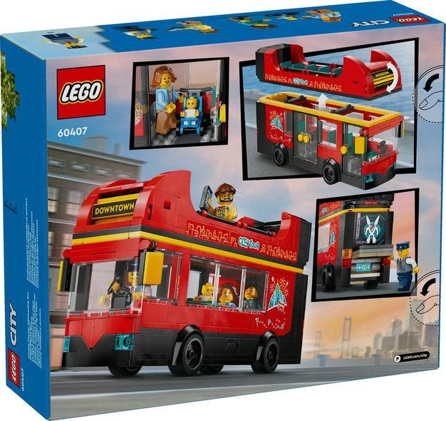 Конструктор LEGO® City Красный двухэтажный экскурсионный автобус 60407 60407