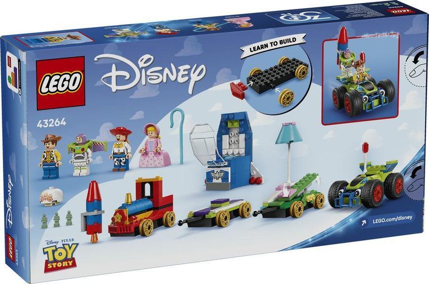 Конструктор LEGO&reg; | Disney и Pixar Праздник из Истории Игрушек: поезд и авто для гонок 43264 43264