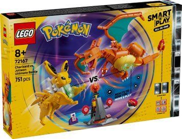 Конструктор LEGO&reg; Pok&eacute;mon&trade; SMART Play&trade;: Фінальна битва Чарізарда проти Джолтеона 72167 72167
