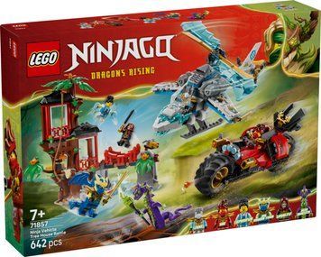 Конструктор LEGO Ninjago Автомобільна битва ніндзя біля будинку на дереві 71857 71857