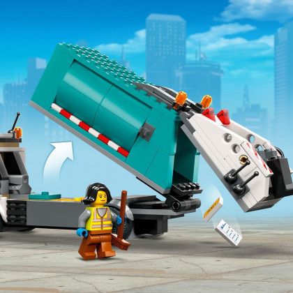 Конструктор LEGO® LEGO City Мусороперерабатывающий грузовик 261 деталей (60386) 60386