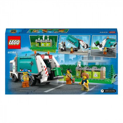 Конструктор LEGO® LEGO City Мусороперерабатывающий грузовик 261 деталей (60386) 60386