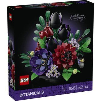 Фото Конструктор LEGO&reg; Botanicals Композиція з темних квітів 11513 11513 інтернет-магазину Brick Store